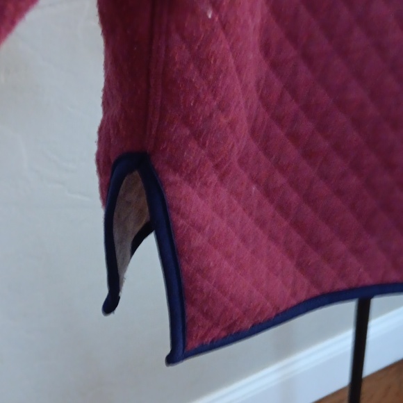 Marine Layer Women's Red Corbet Reversible Button Up Sweatshirt Size XS - Picture 5 of 13